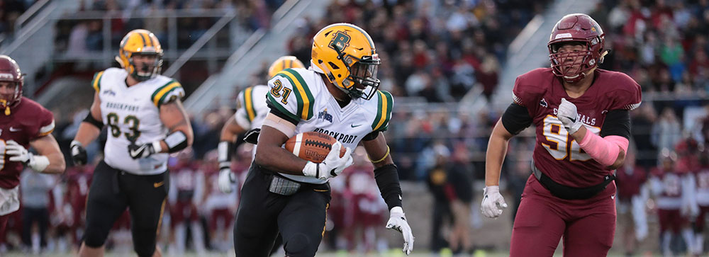 Brockport RB looking for daylight