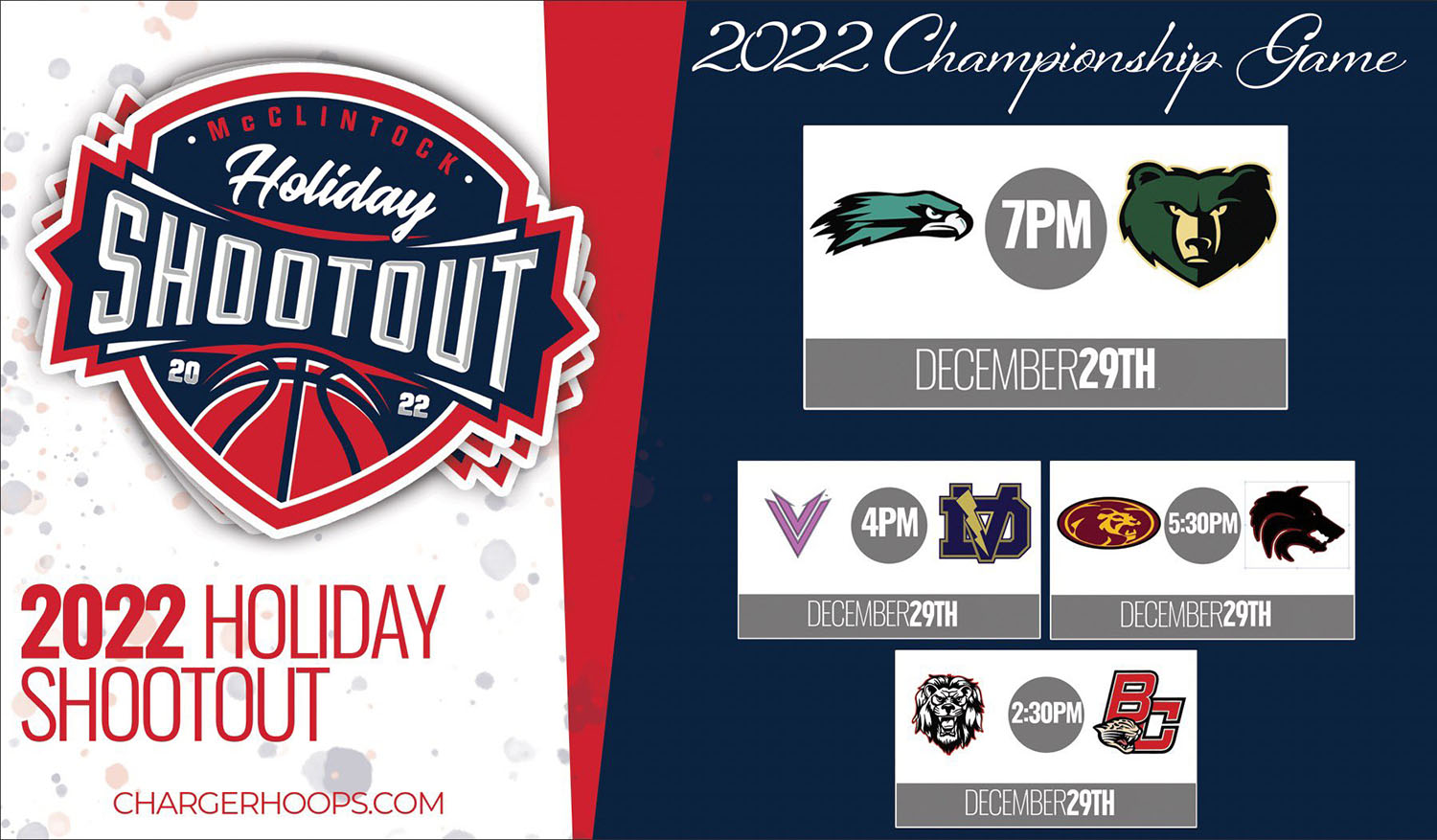 Championship Day of the McClintock Holiday Shootout 2022!