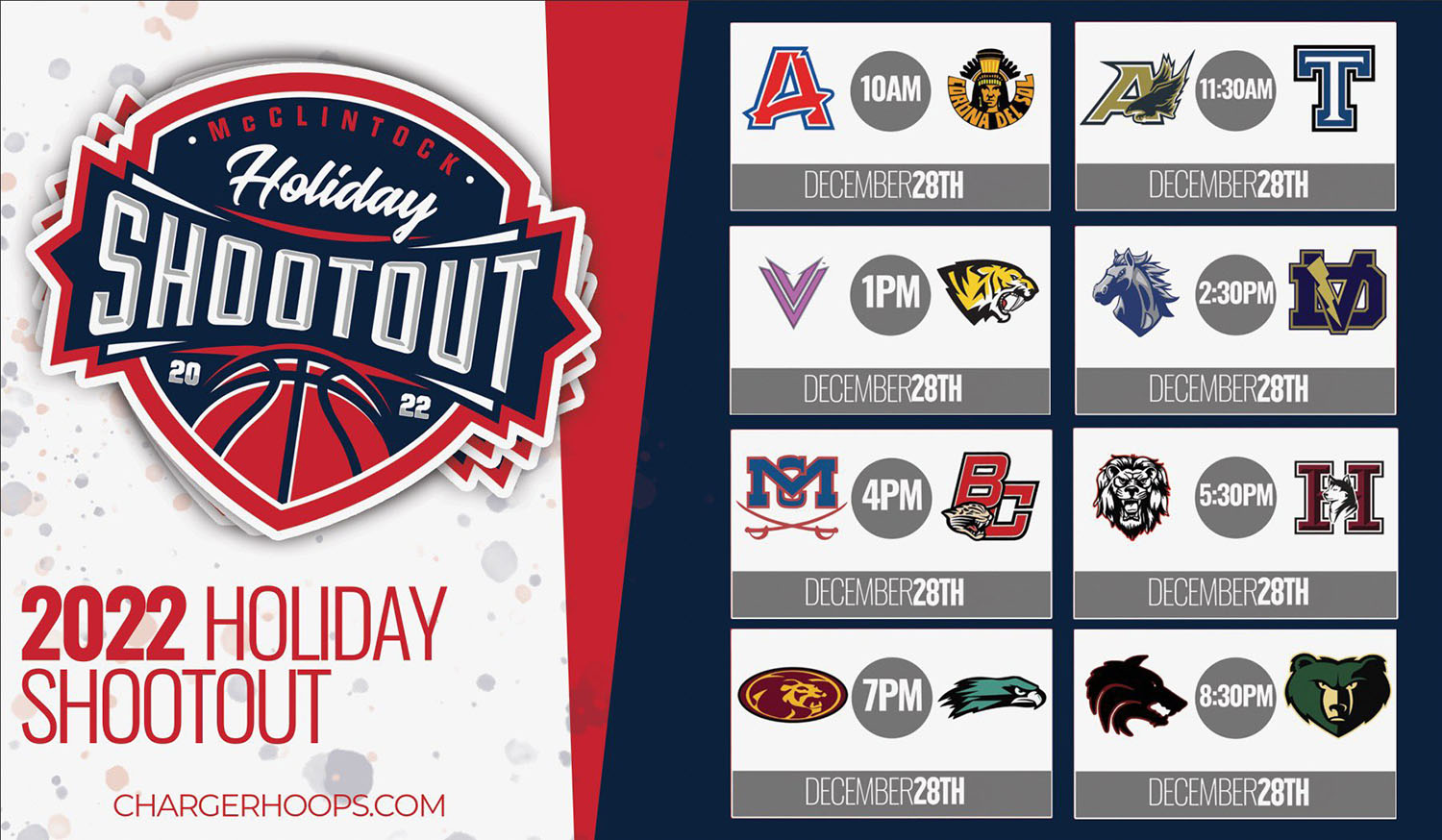 Gameday 3 of the McClintock Holiday Shootout 2022!