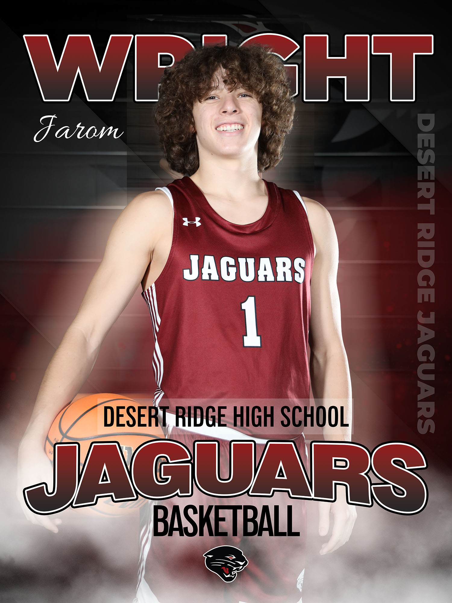 Desert Ridge Jaguars Basketball player Jarom Wright