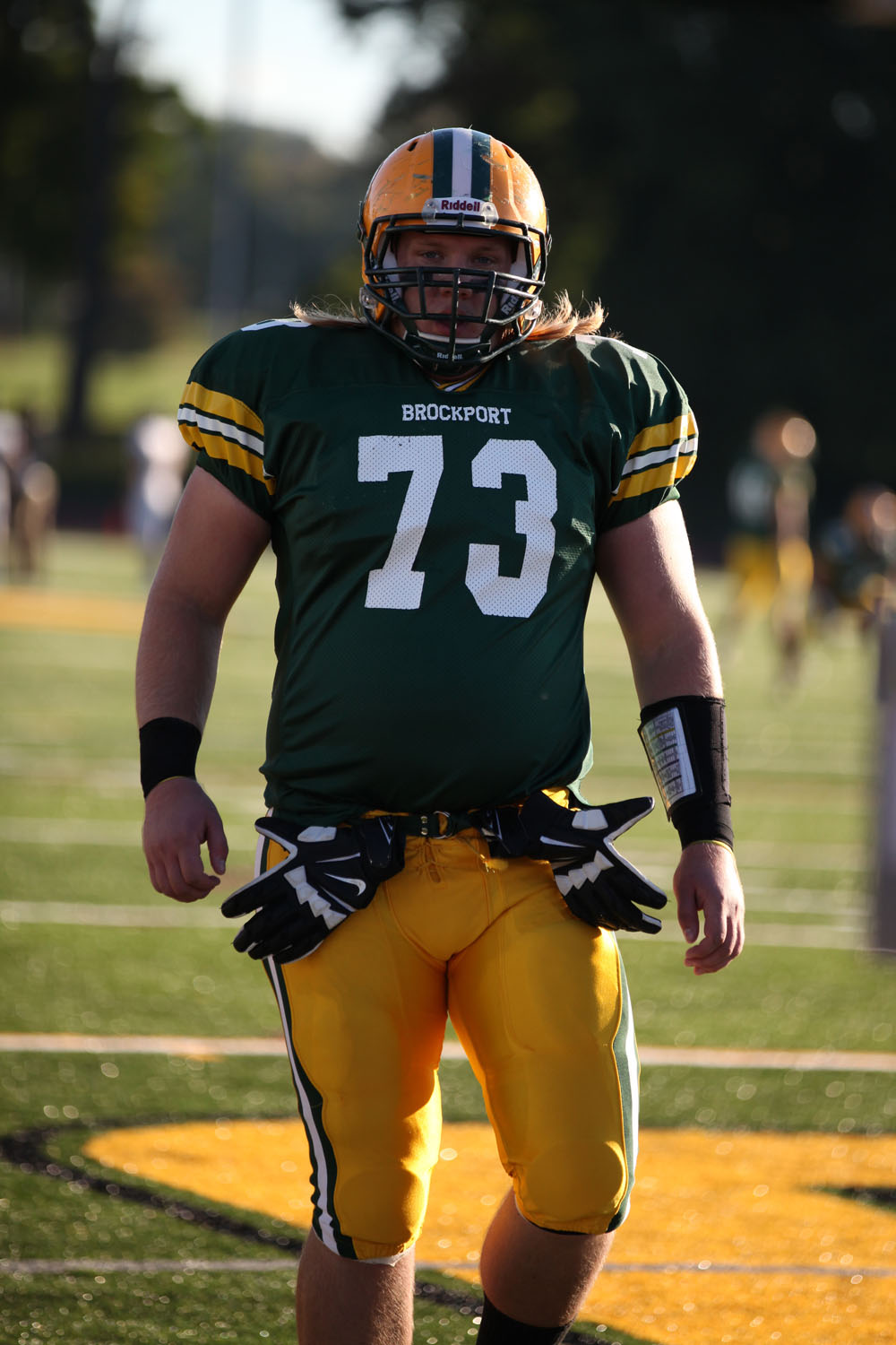 Offensive Lineman Bruce Doyle before the game