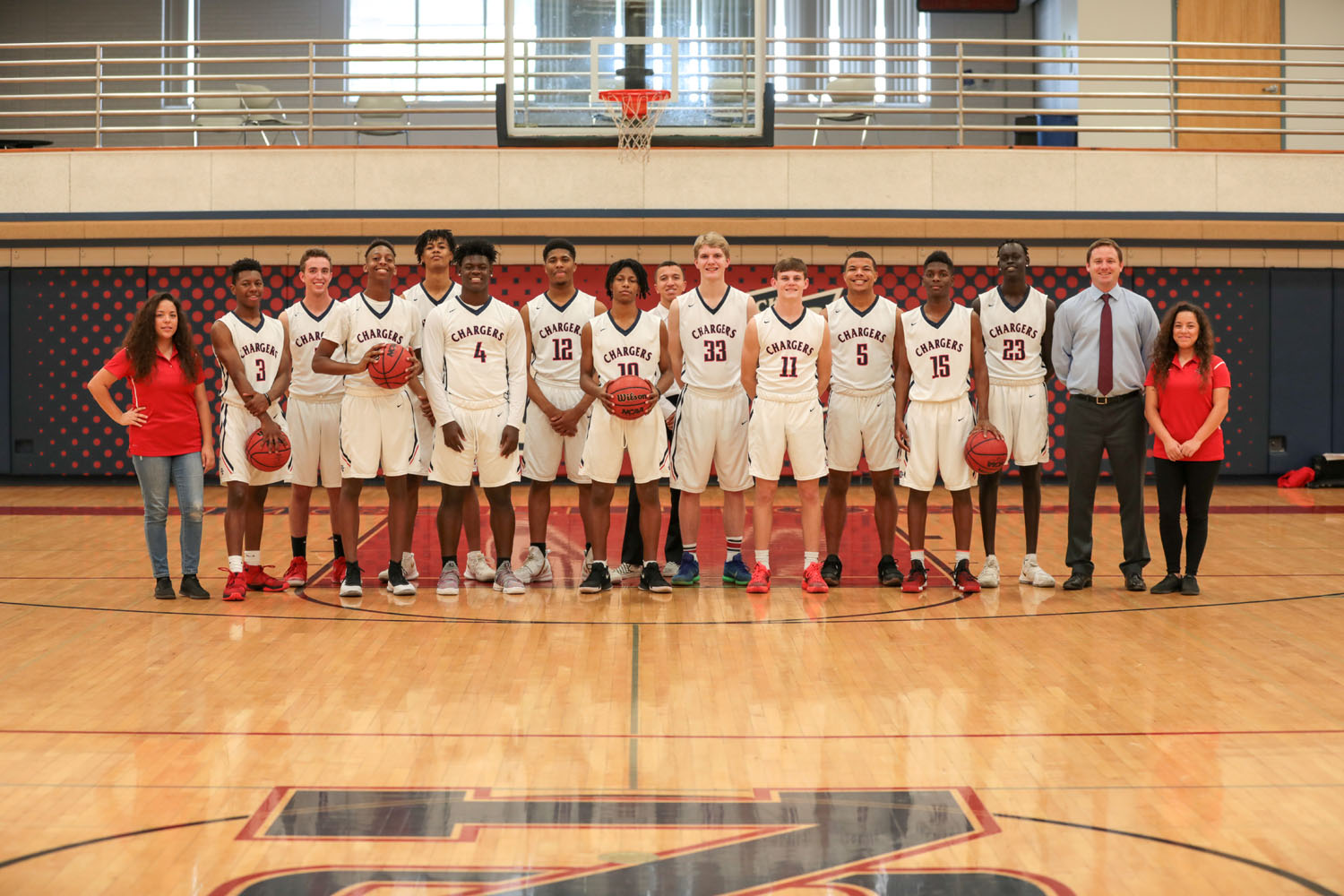 McClintock Chargers Basketball Team