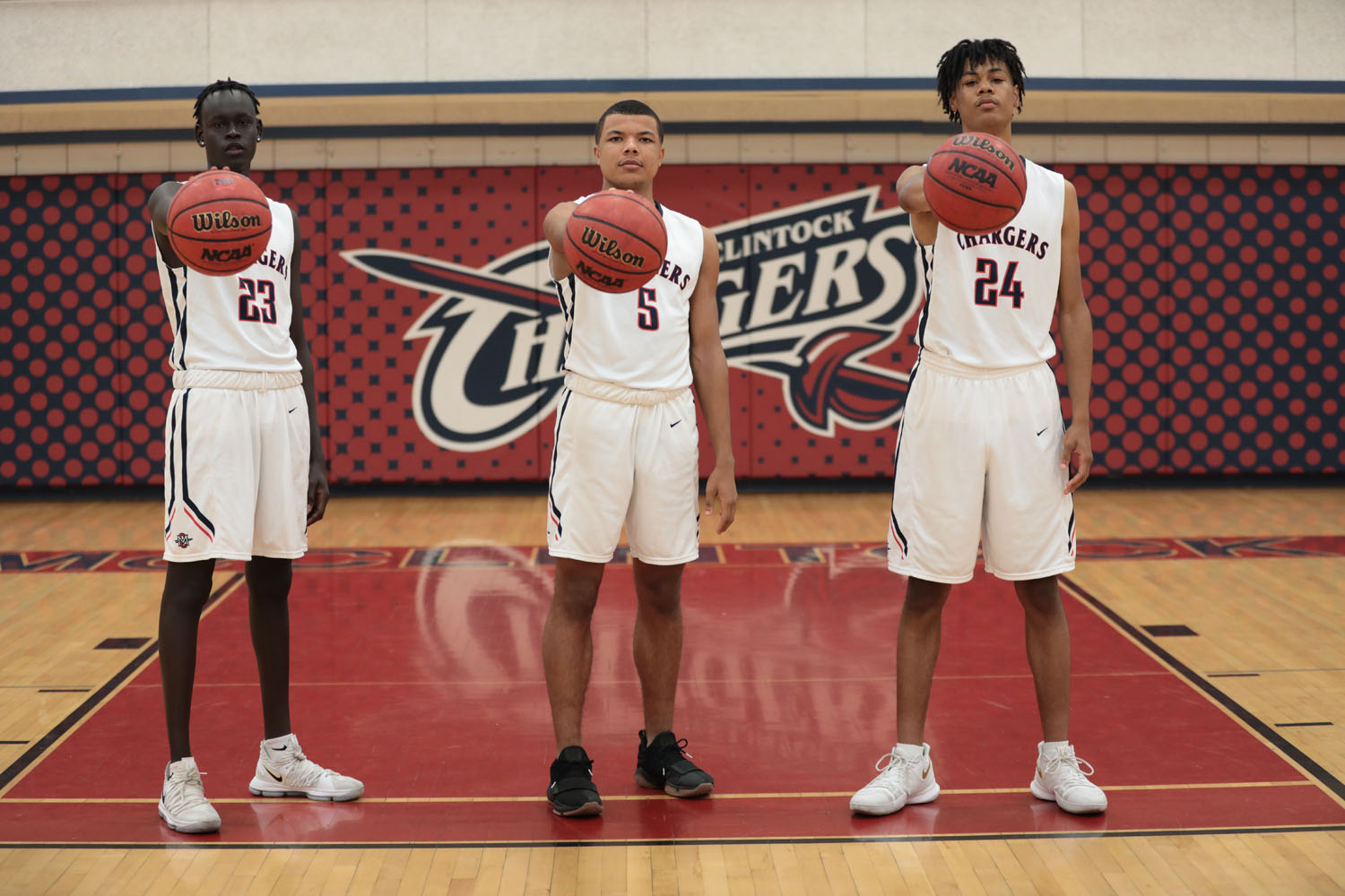 The Basketball Seniors for McClintock