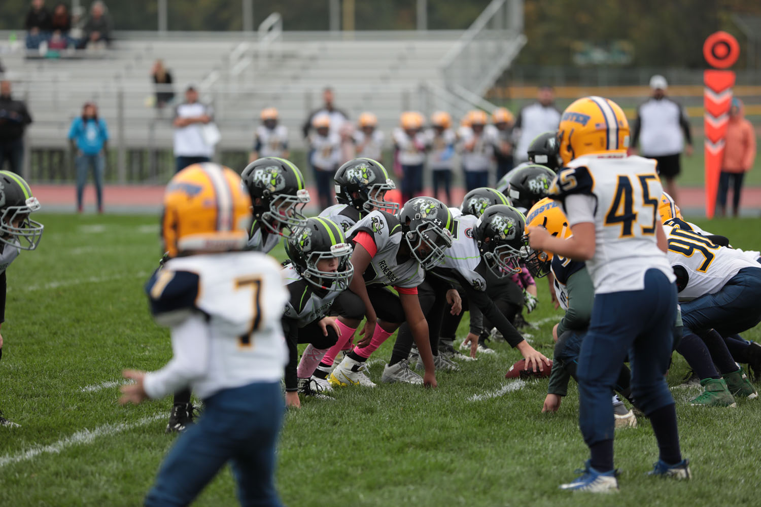 The Renegade offense lined up and ready to go