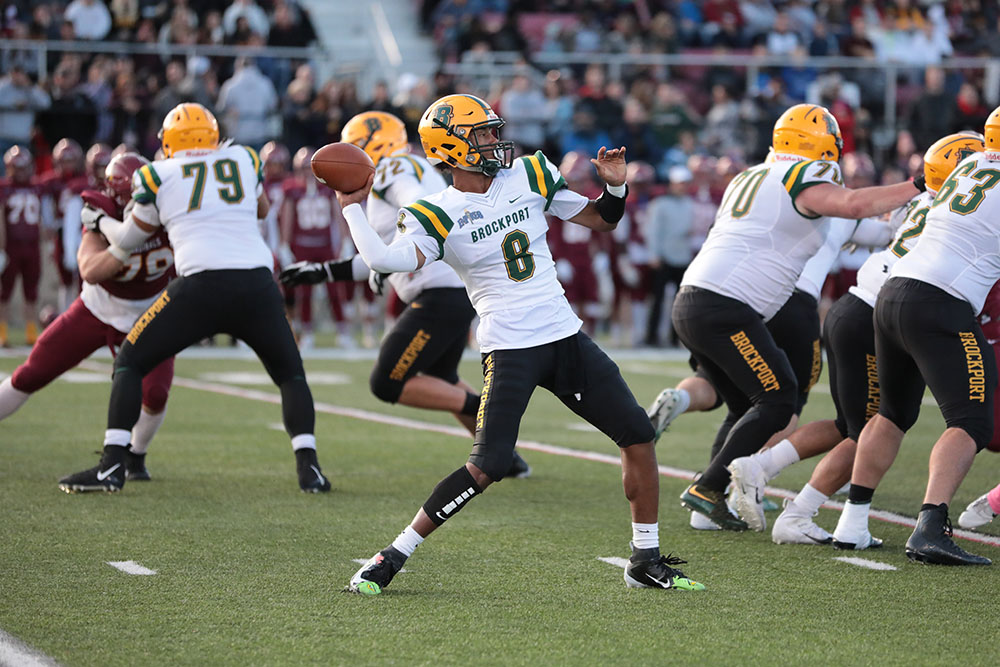 Brockport QB looking to go long