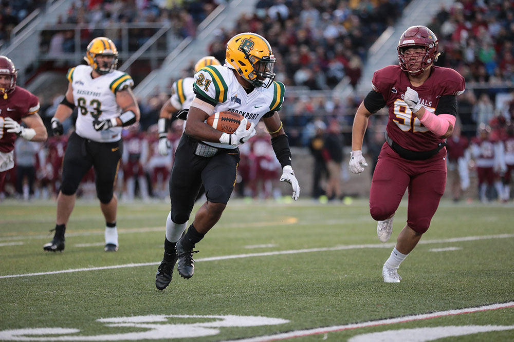 Brockport RB looking for daylight