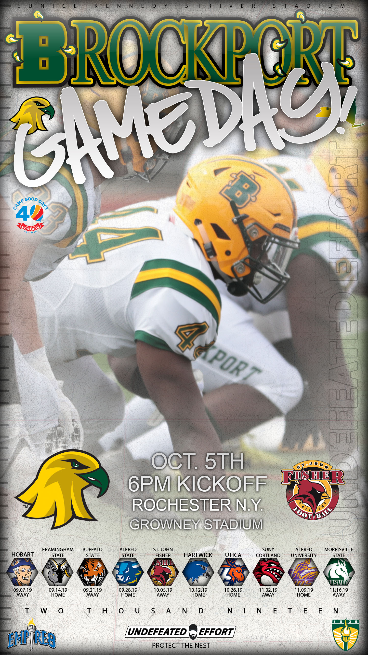 Brockport vs St John Fisher Gameday