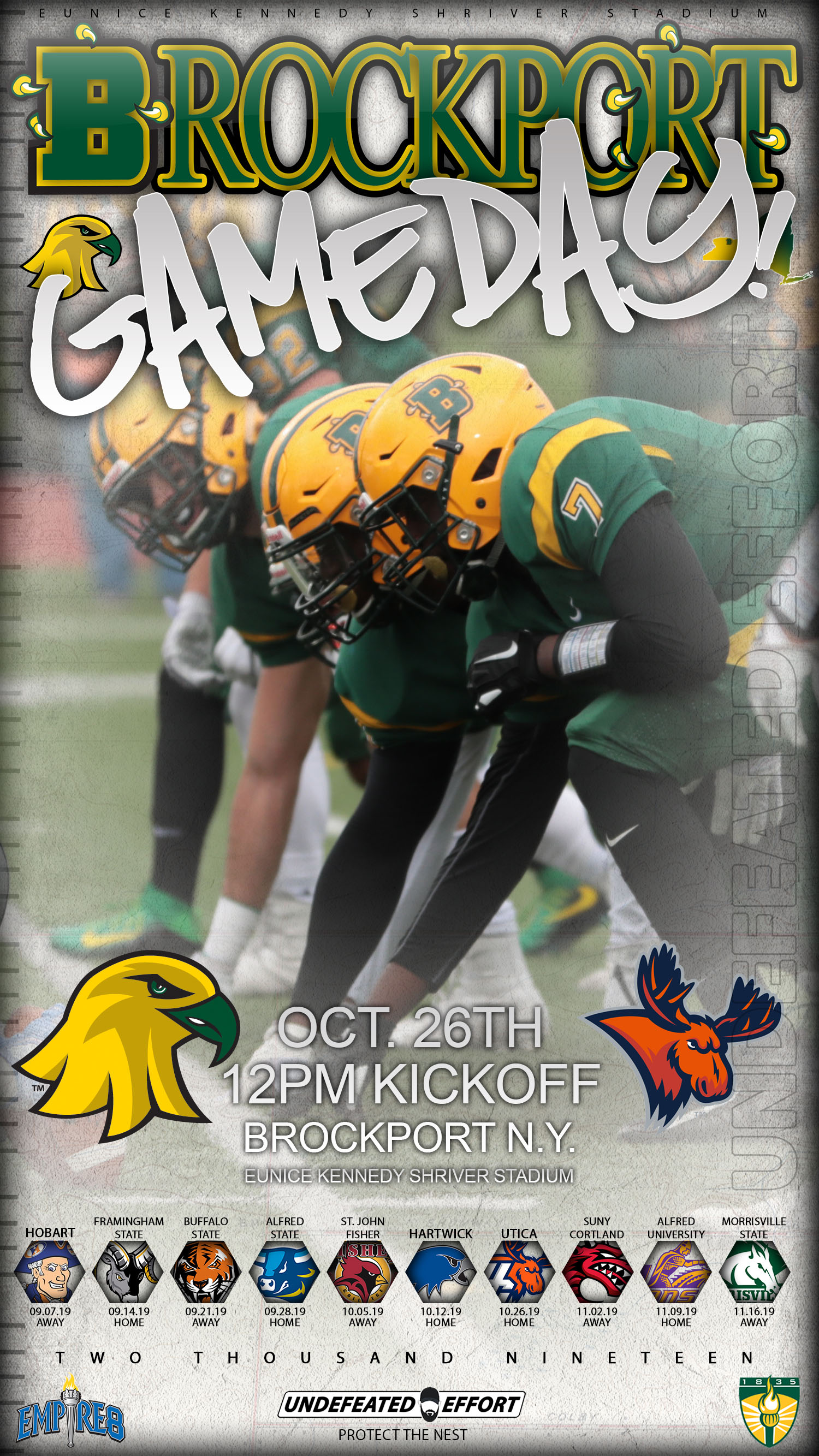 Brockport vs Utica Gameday