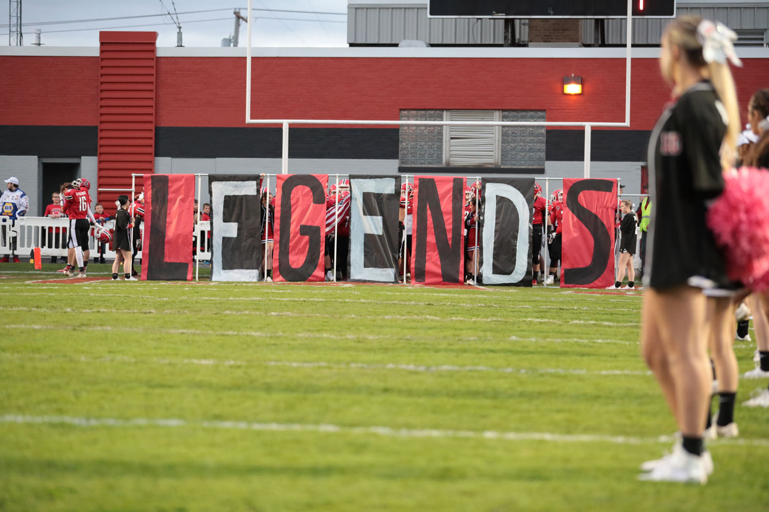 Legends about to get announced before the game