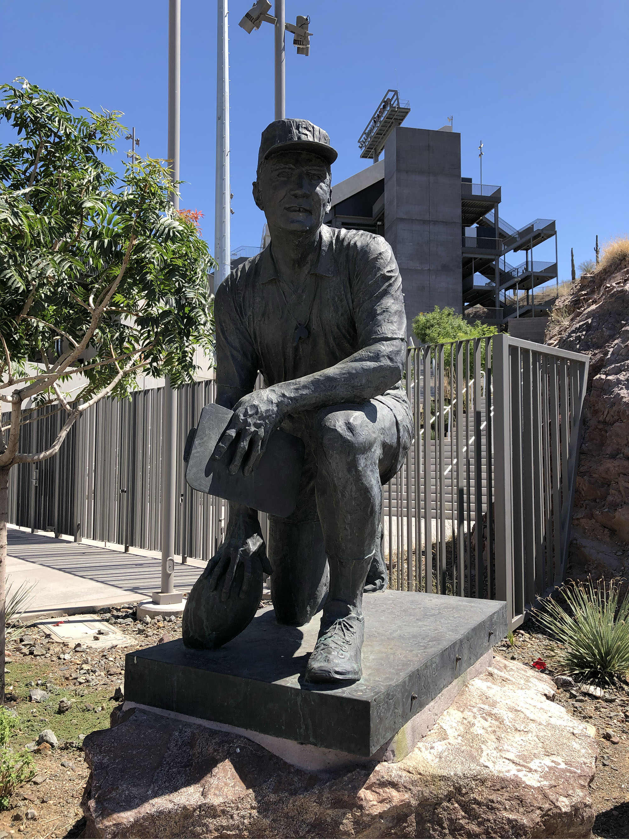 Frank Kush Statue Sun Devil Stadium