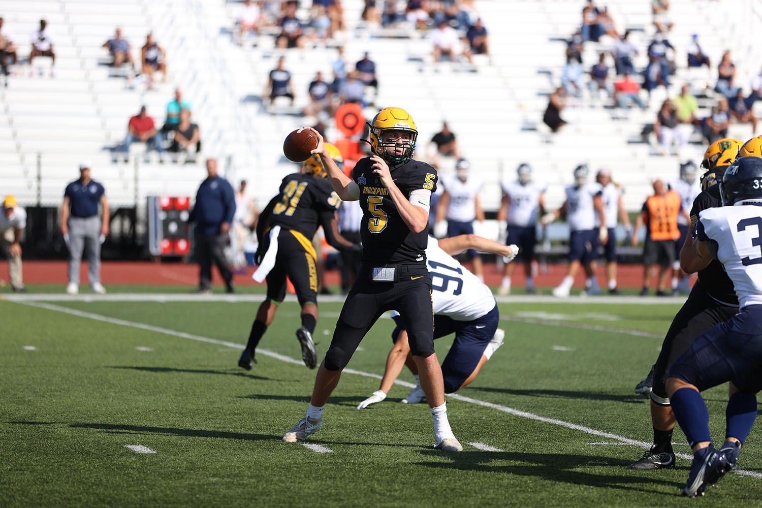 Jack Chesire set to pass the ball