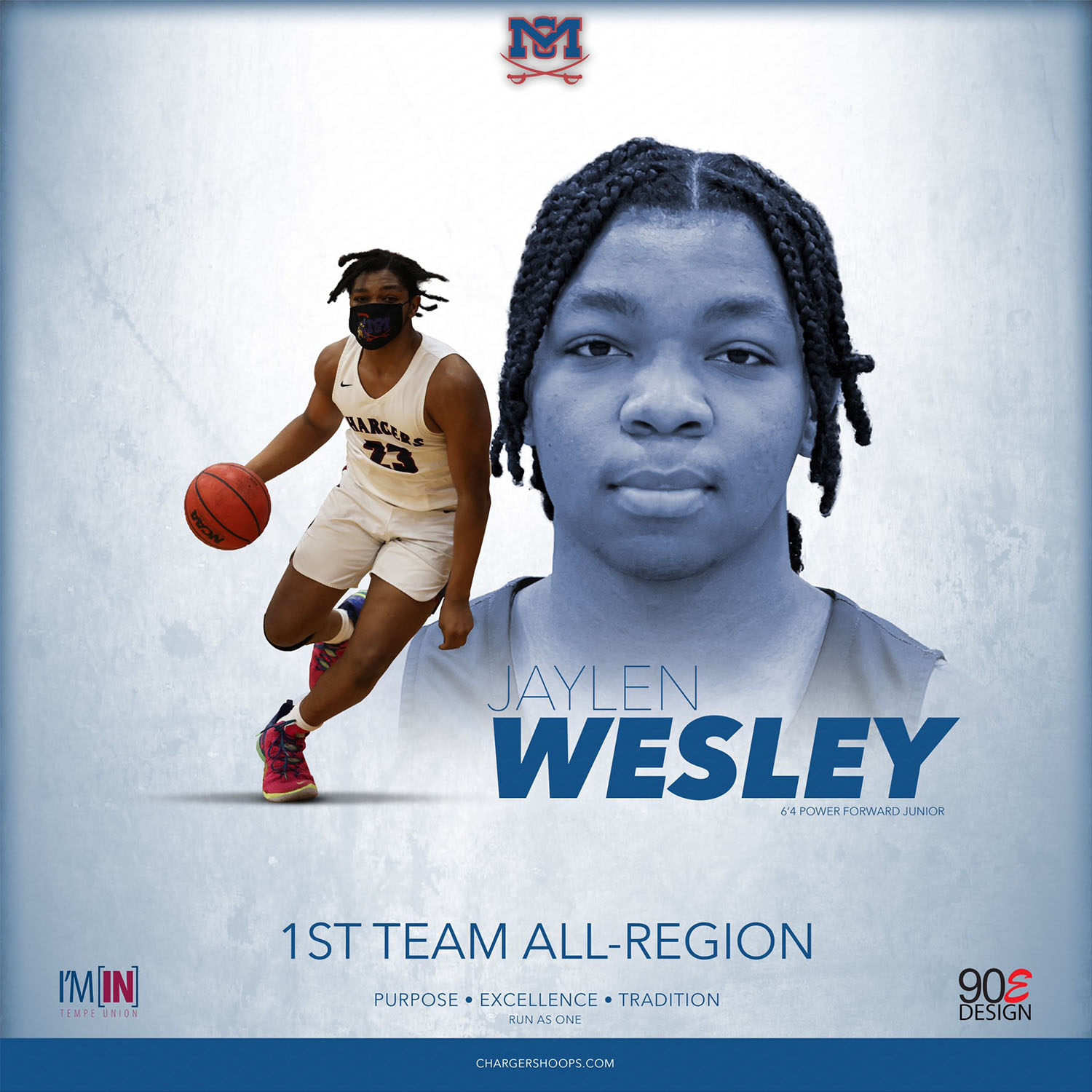 Jaylen Wesley 1st Team All-Region