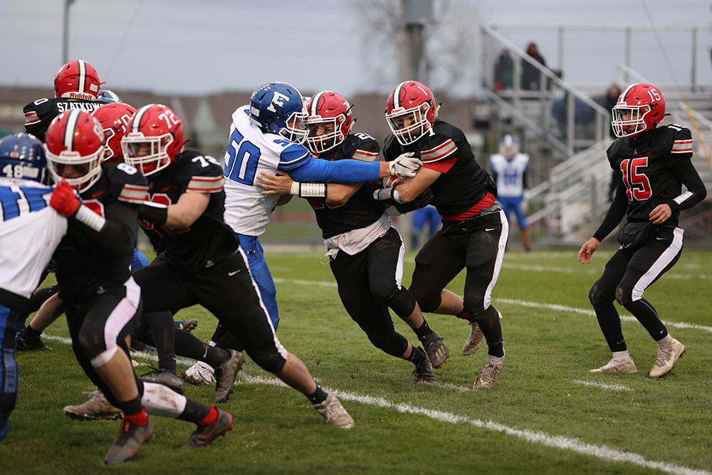 Lancaster offense trying to hit the hole