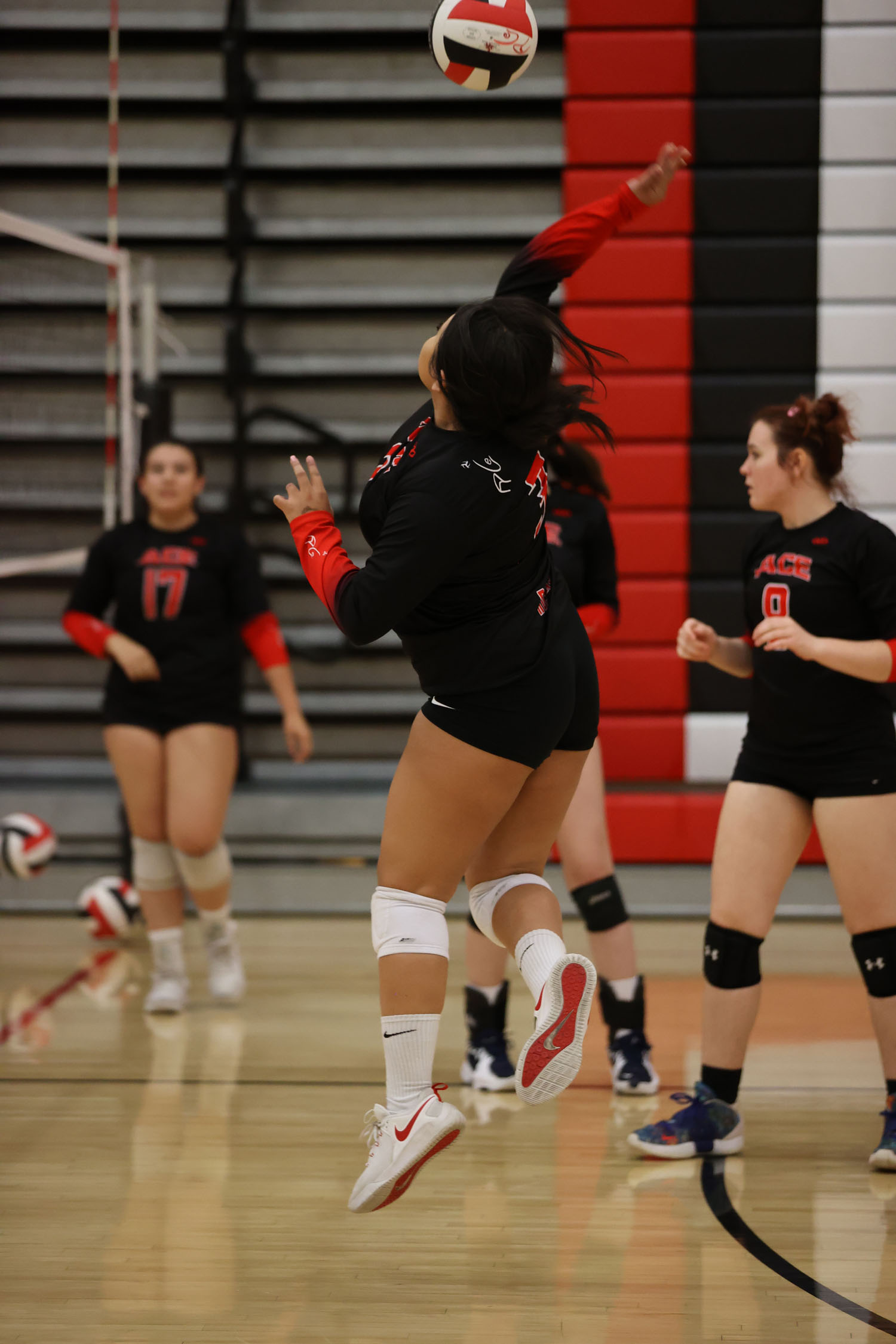 Diana Warming up before the game