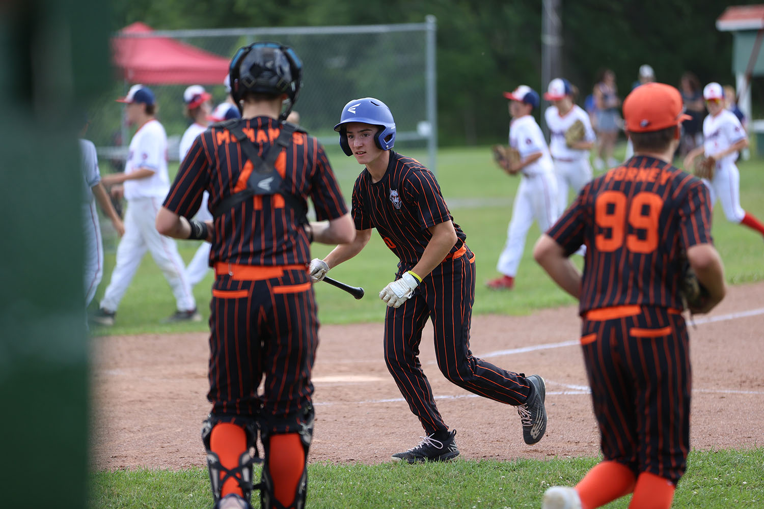 Brendan coming in from 3rd base