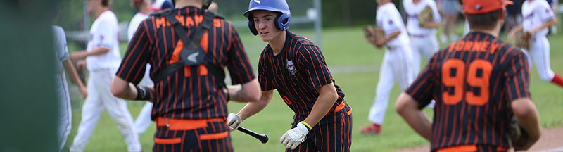 Brendan playing Baseball near Cooperstown, NY