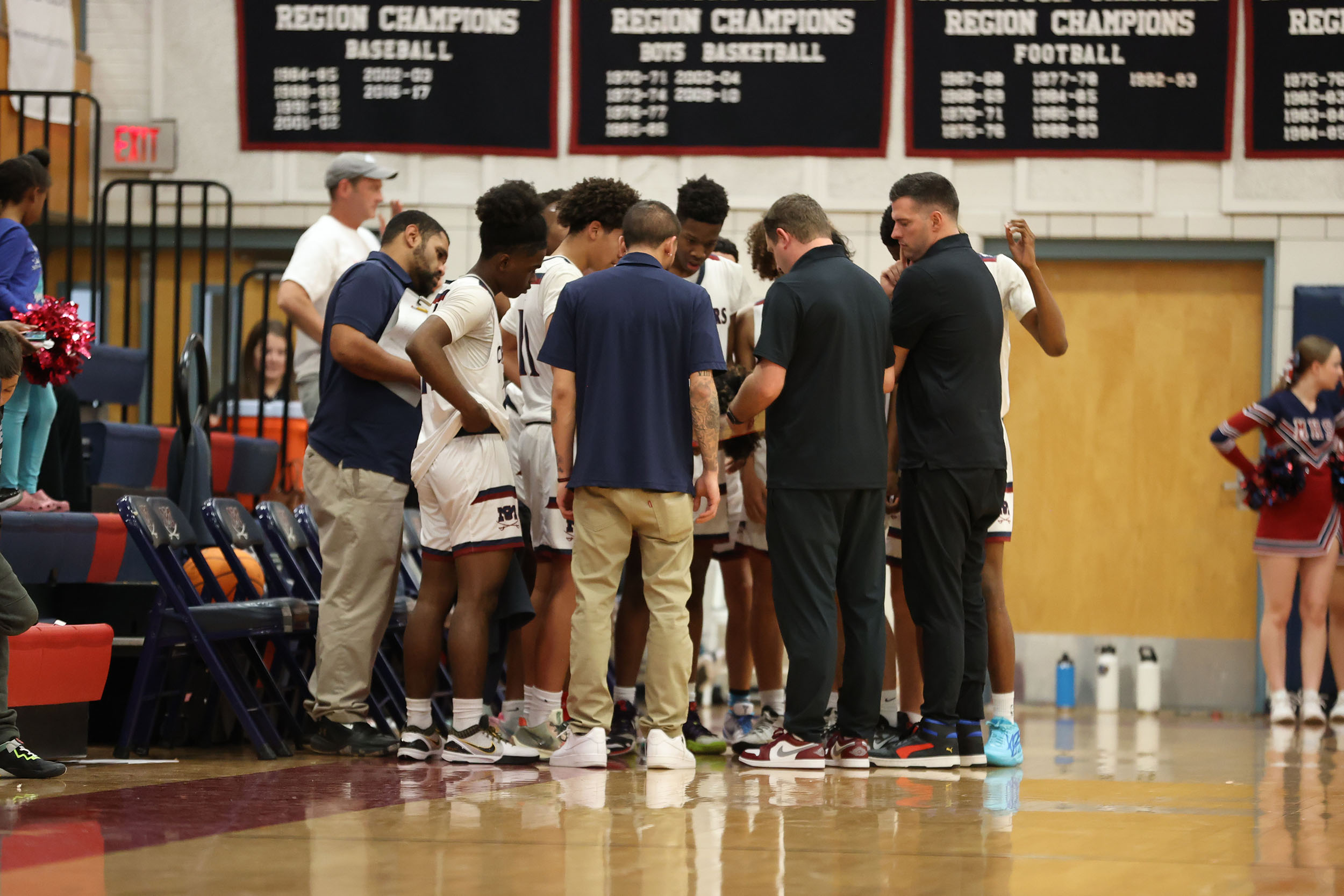 McClintock Chargers Huddle