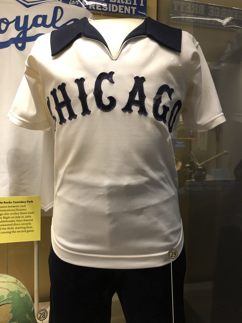 Baseball Hall of Fame: Old Chicgo White Sox Jersey