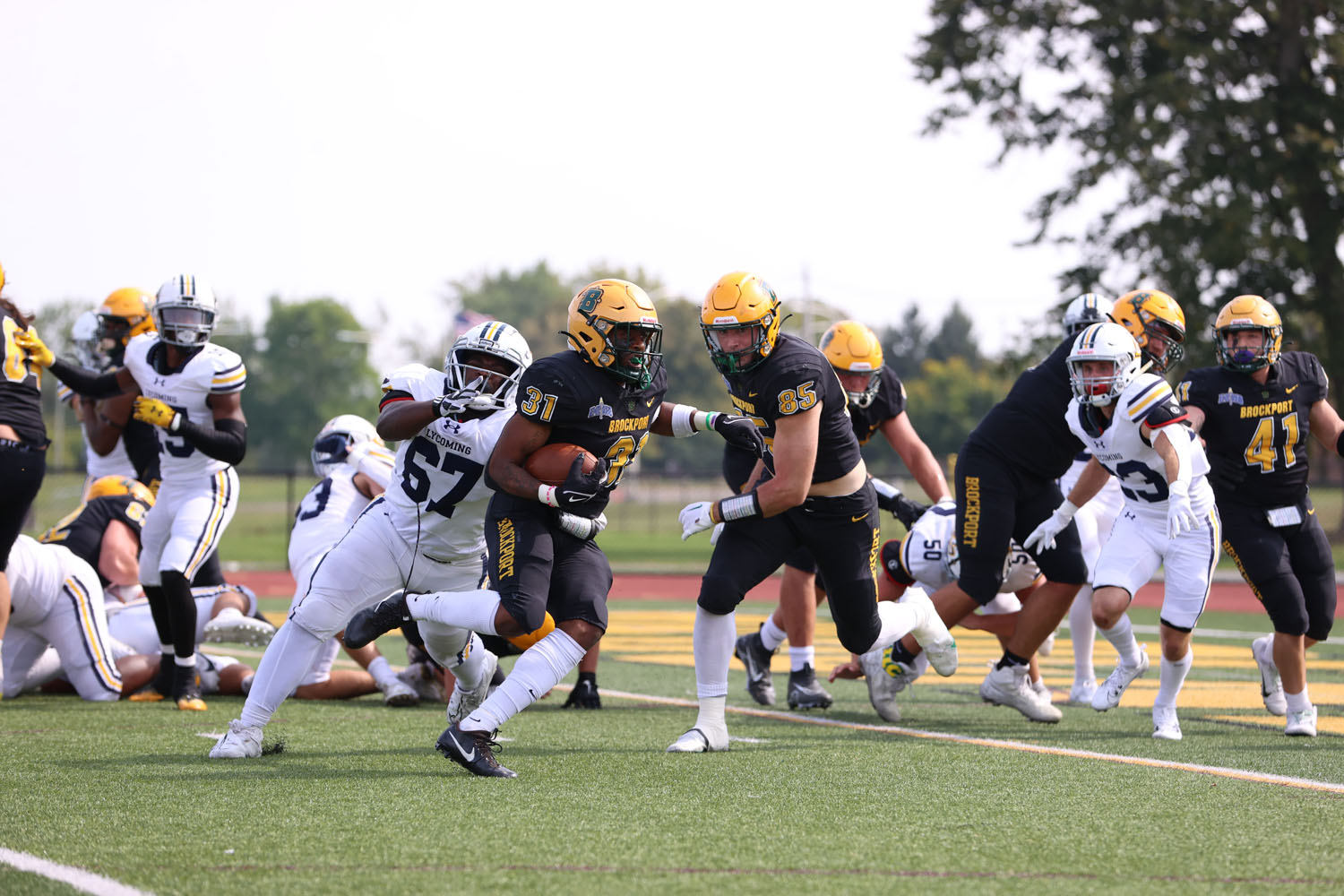 Brockport looking to get the ball across the goal line