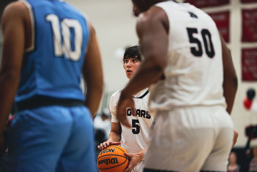 Brandon ready to shoot a free throw