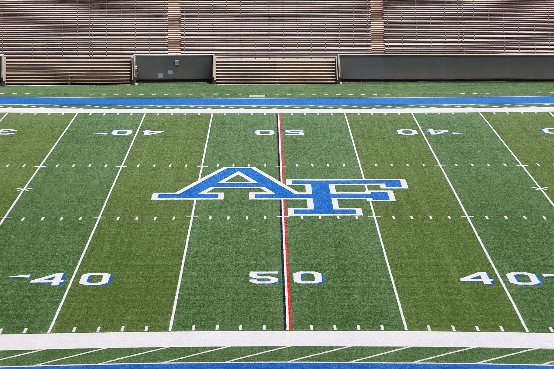 Air Force Logo on the field