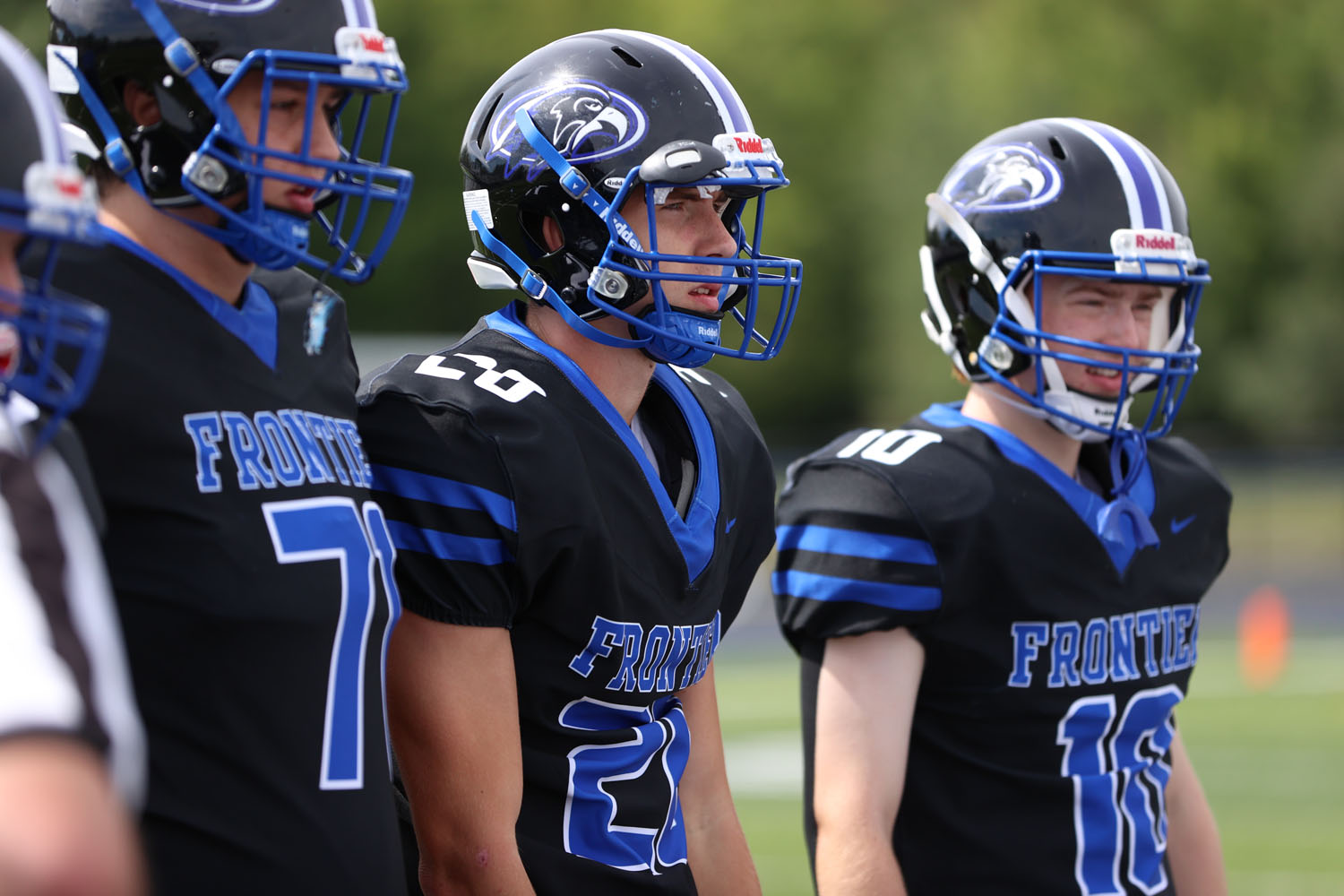 Captains at the coin toss