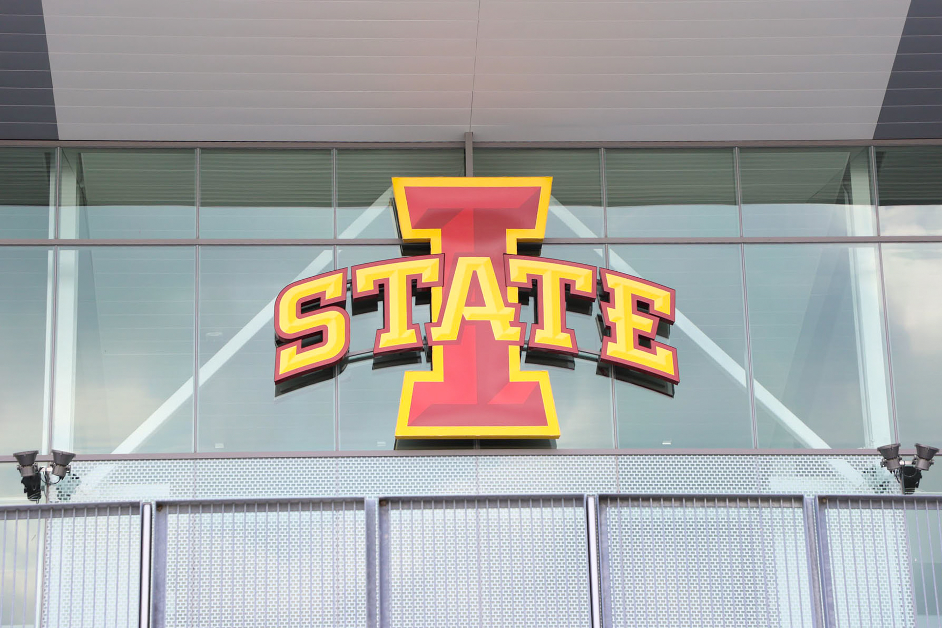 Statue in front of Memorial Stadium