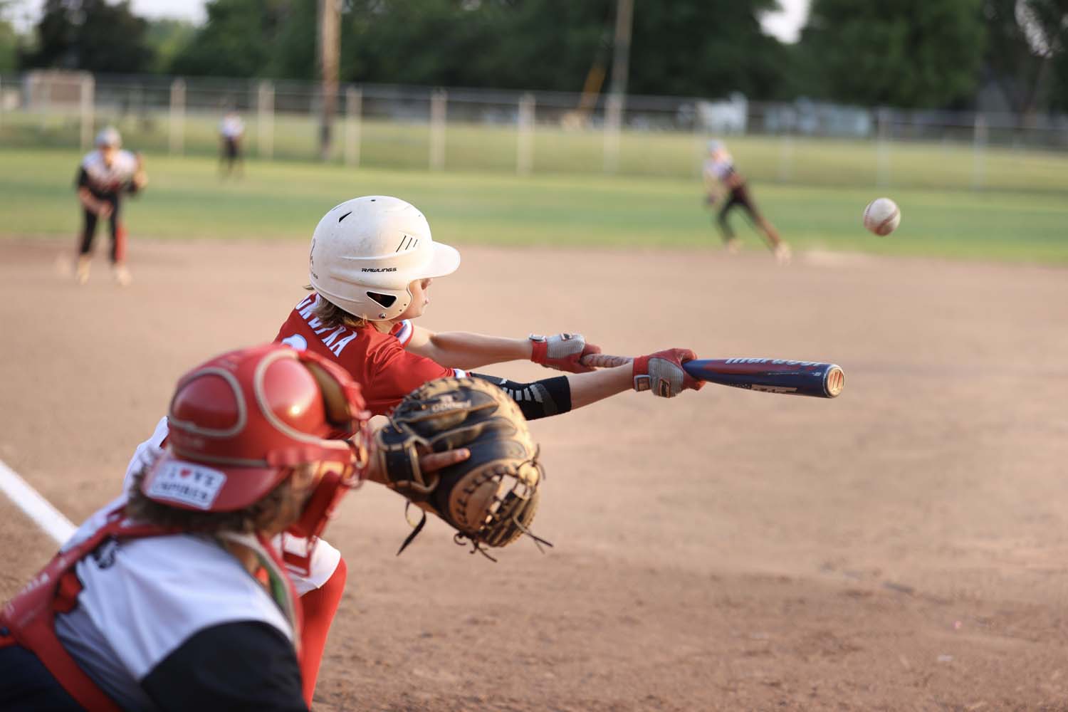 Bunting the ball