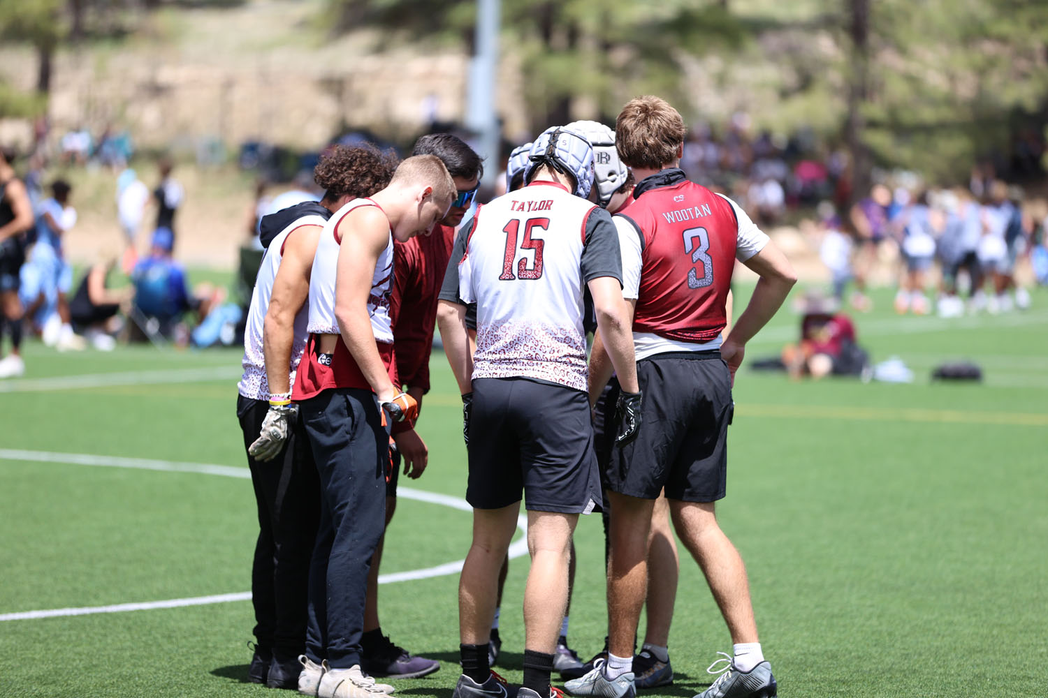 DRHS Offense Huddle