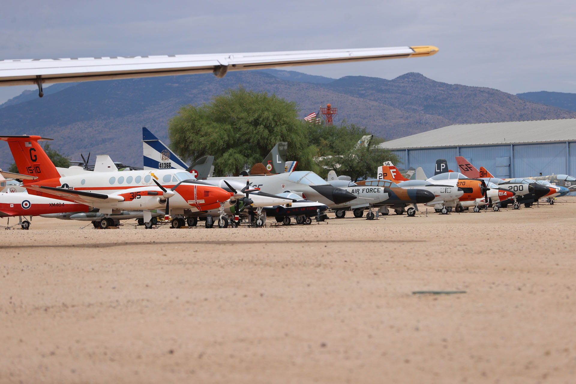 Retired planes at Pima Air and Space Museum