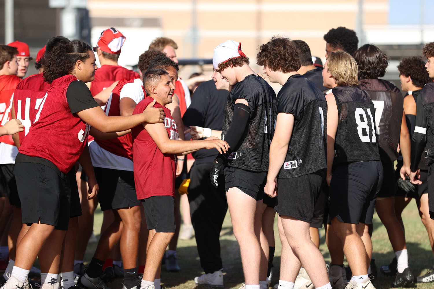 Trashing talking before the game