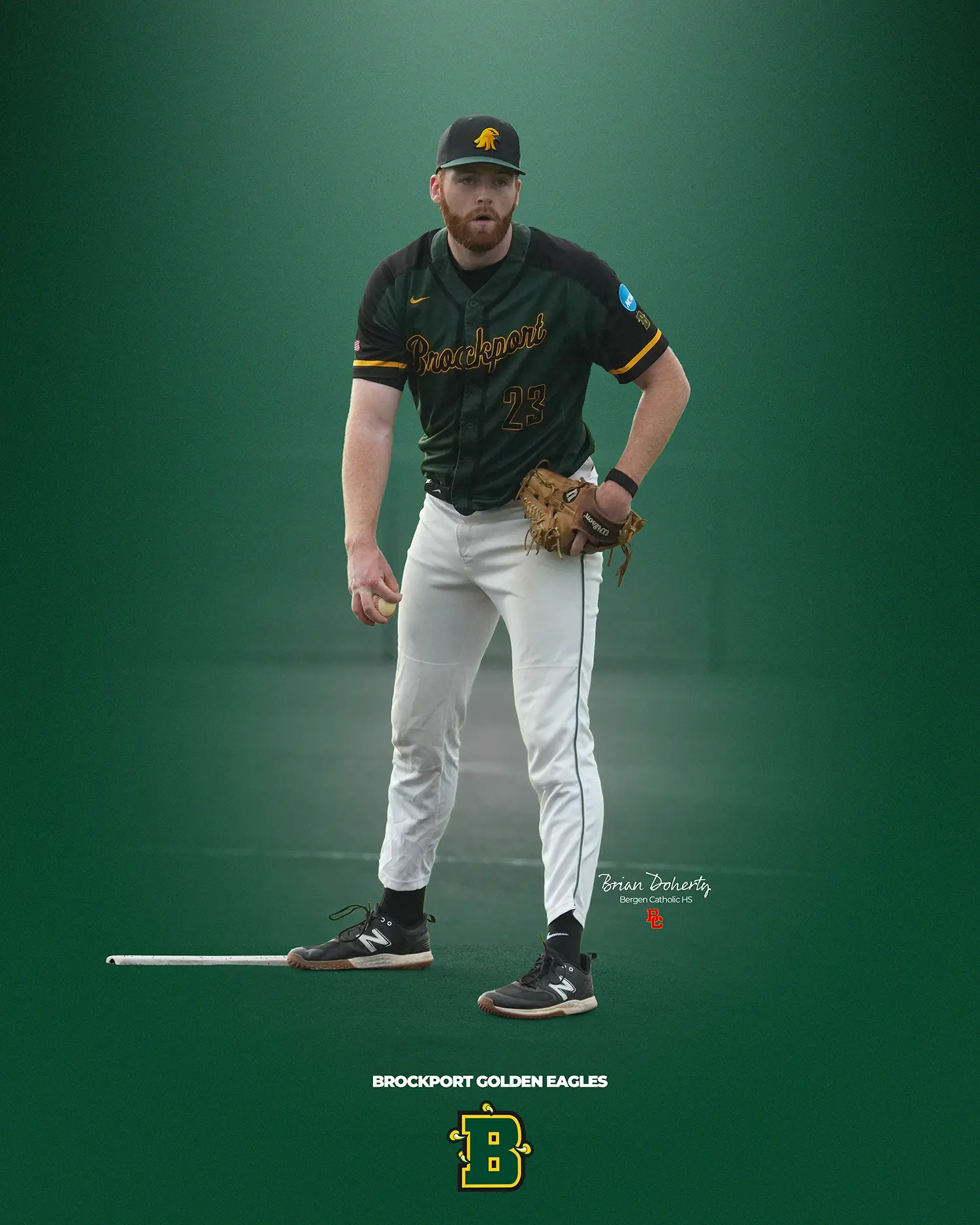 Brockport Baseball Brian Doherty Poster