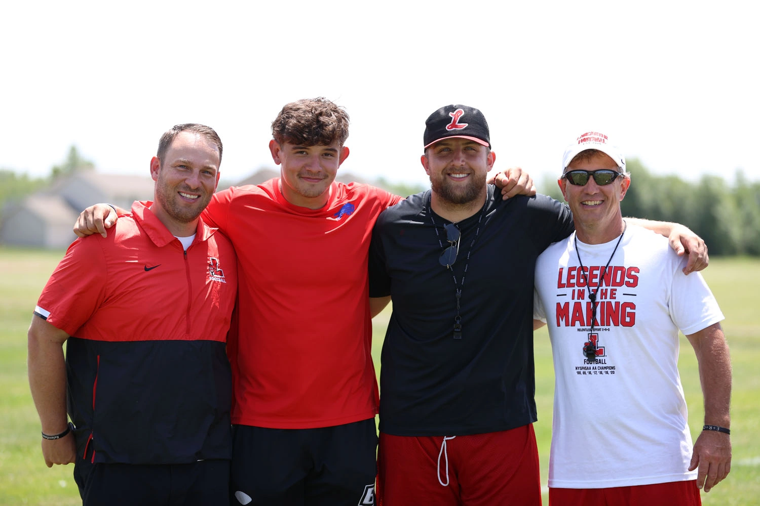 Joe Andreessen with the Lancaster coaches