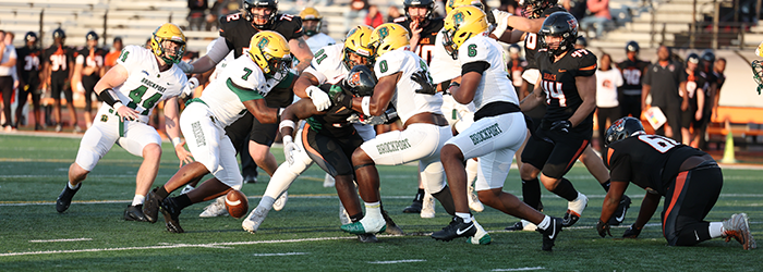 Brockport causing a fumble against Buffalo State