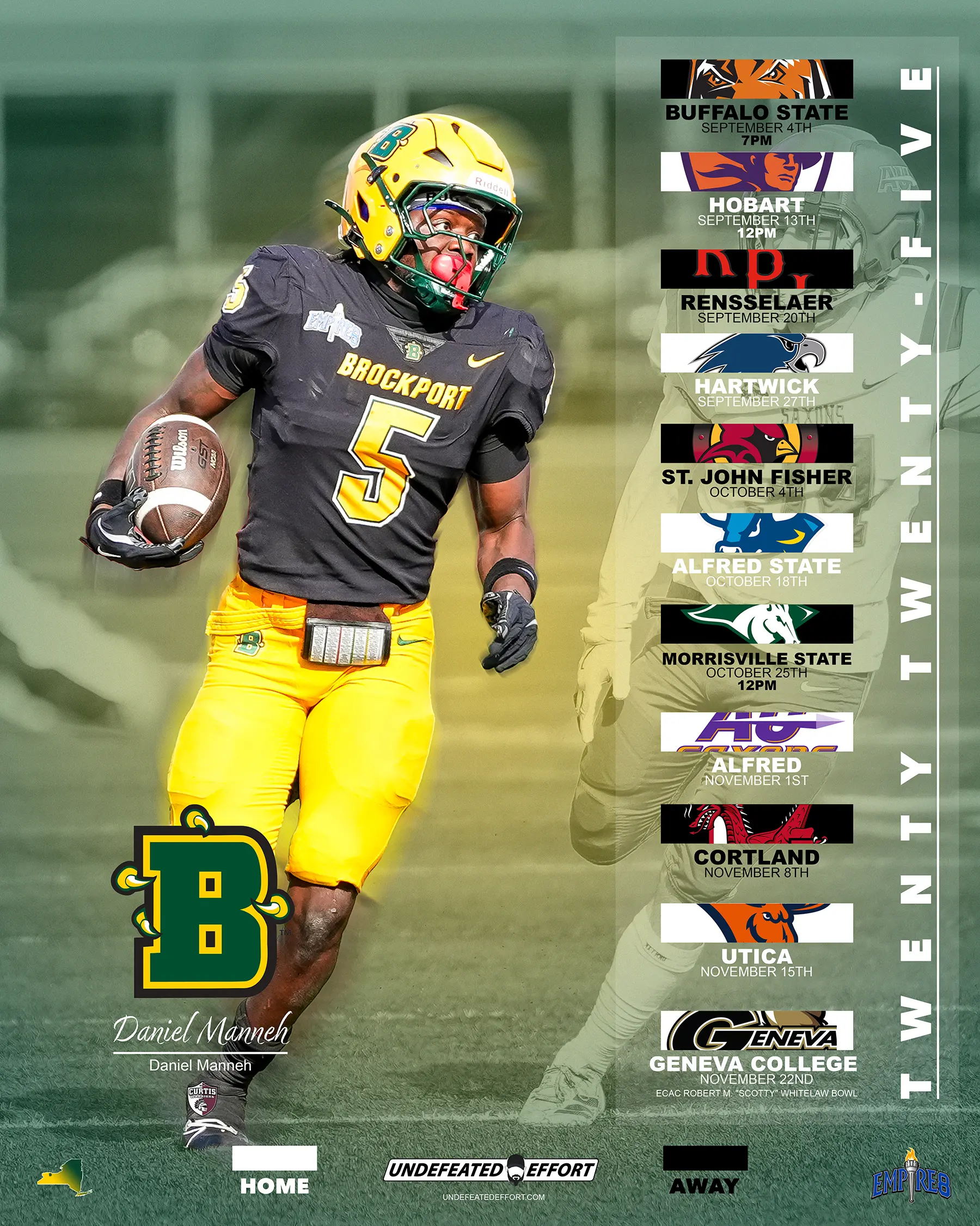 Daniel Manneh Brockport Senior 2025