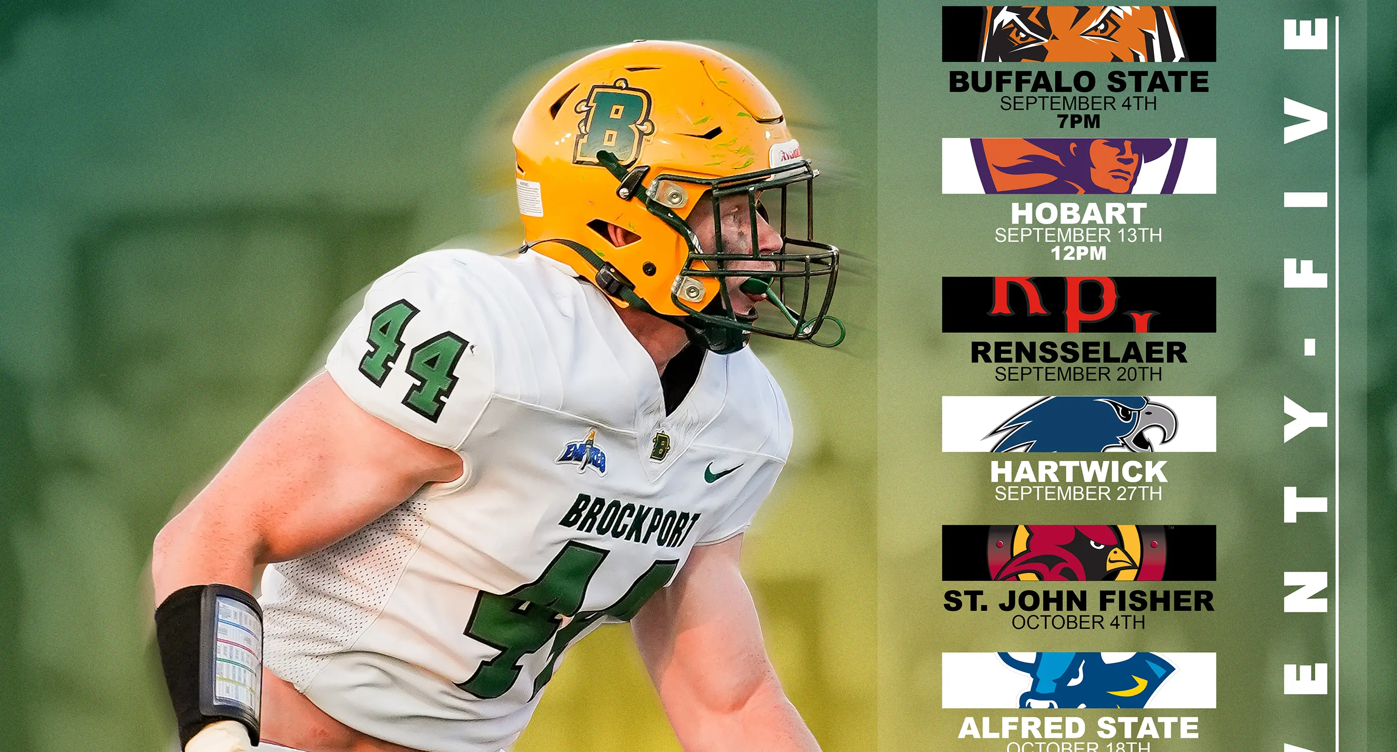 Brockport Football player Kris Jones