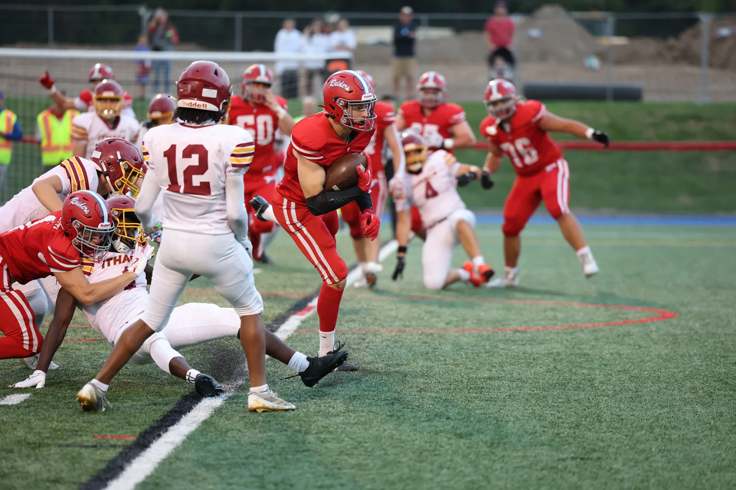 Fairport RB scoring a TD