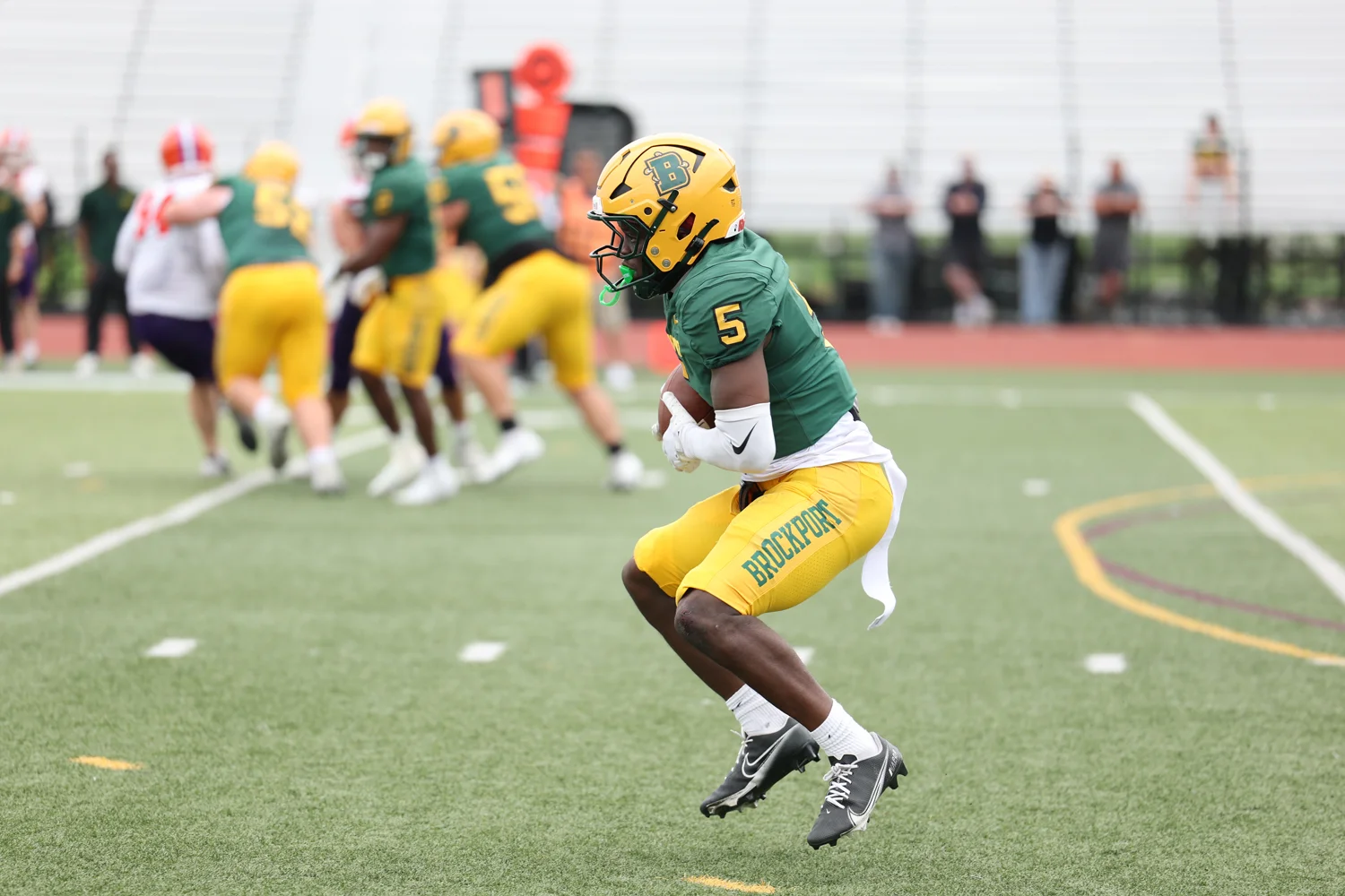WR making moves against the DB