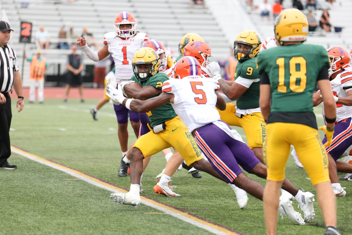 RB crossing the goalline