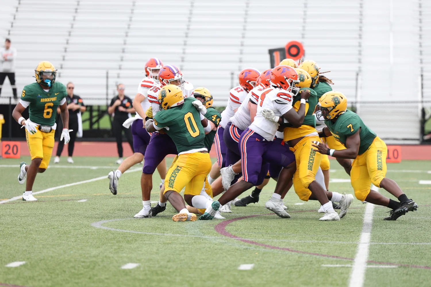 Brockport Gang Tackle against Hobart