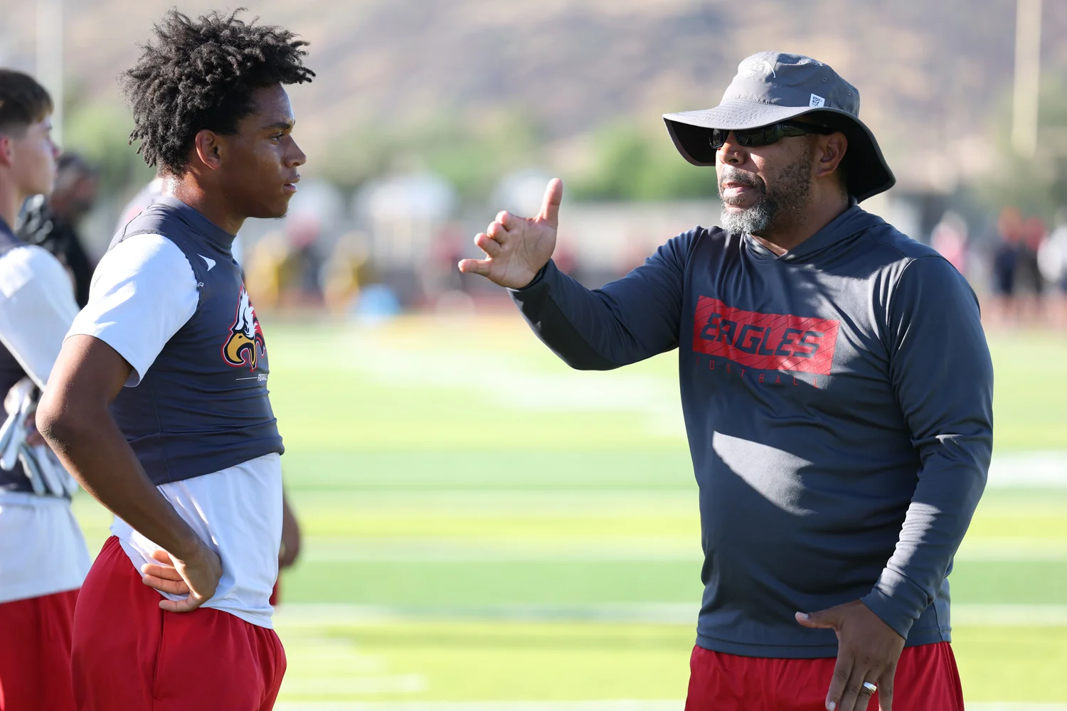 Coach talking up his player