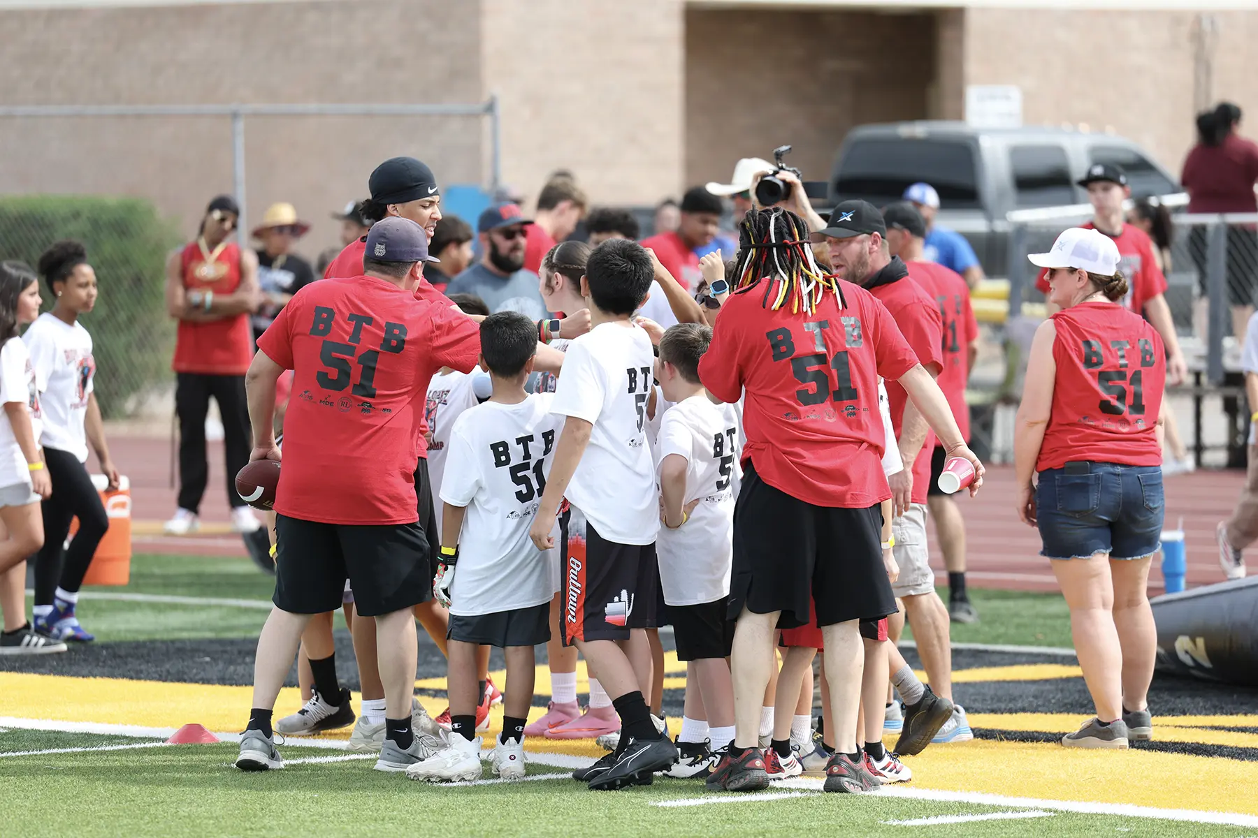 Getting into the Huddle at the Roy Lopez Camp