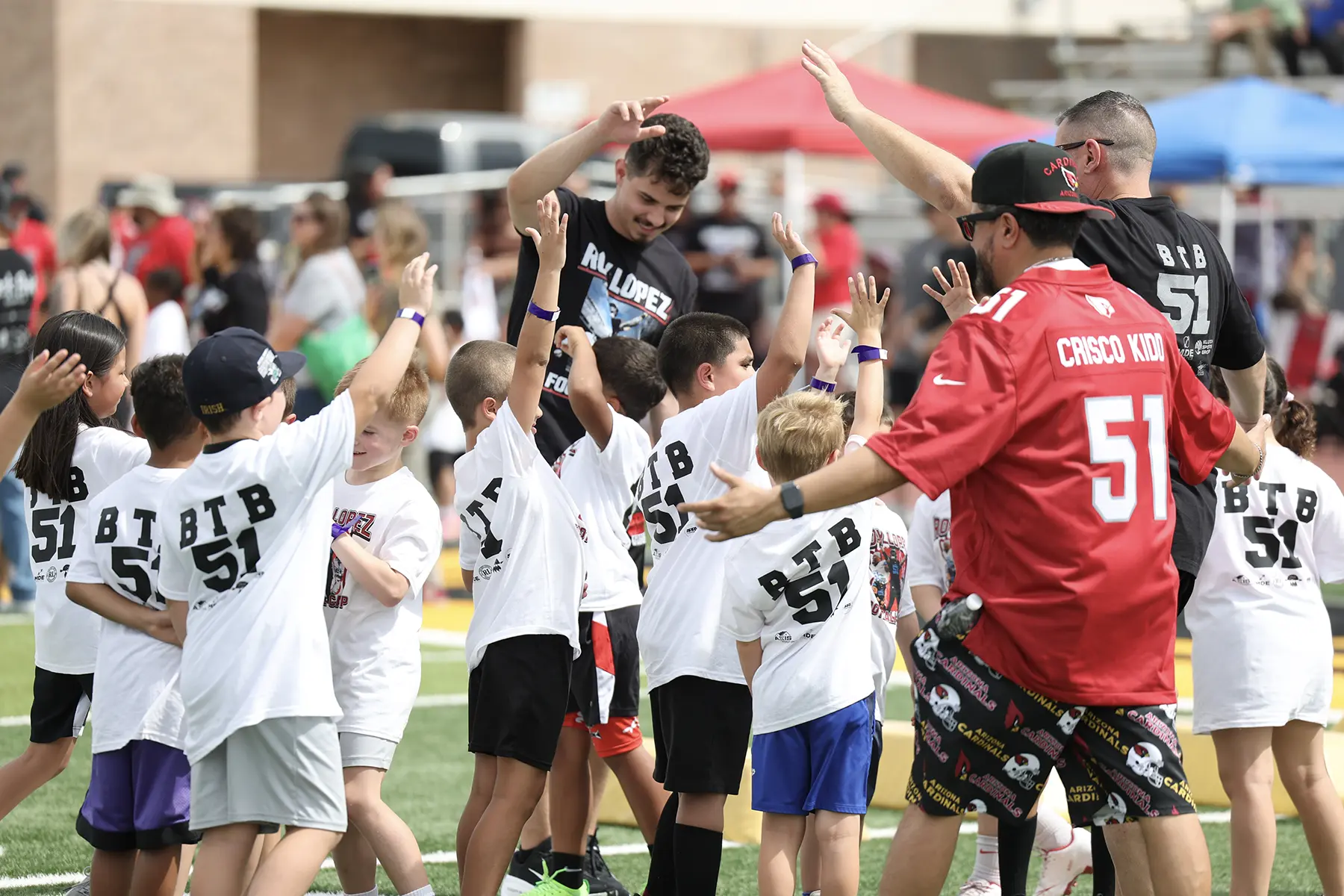 Huddle at the Roy Lopez camp
