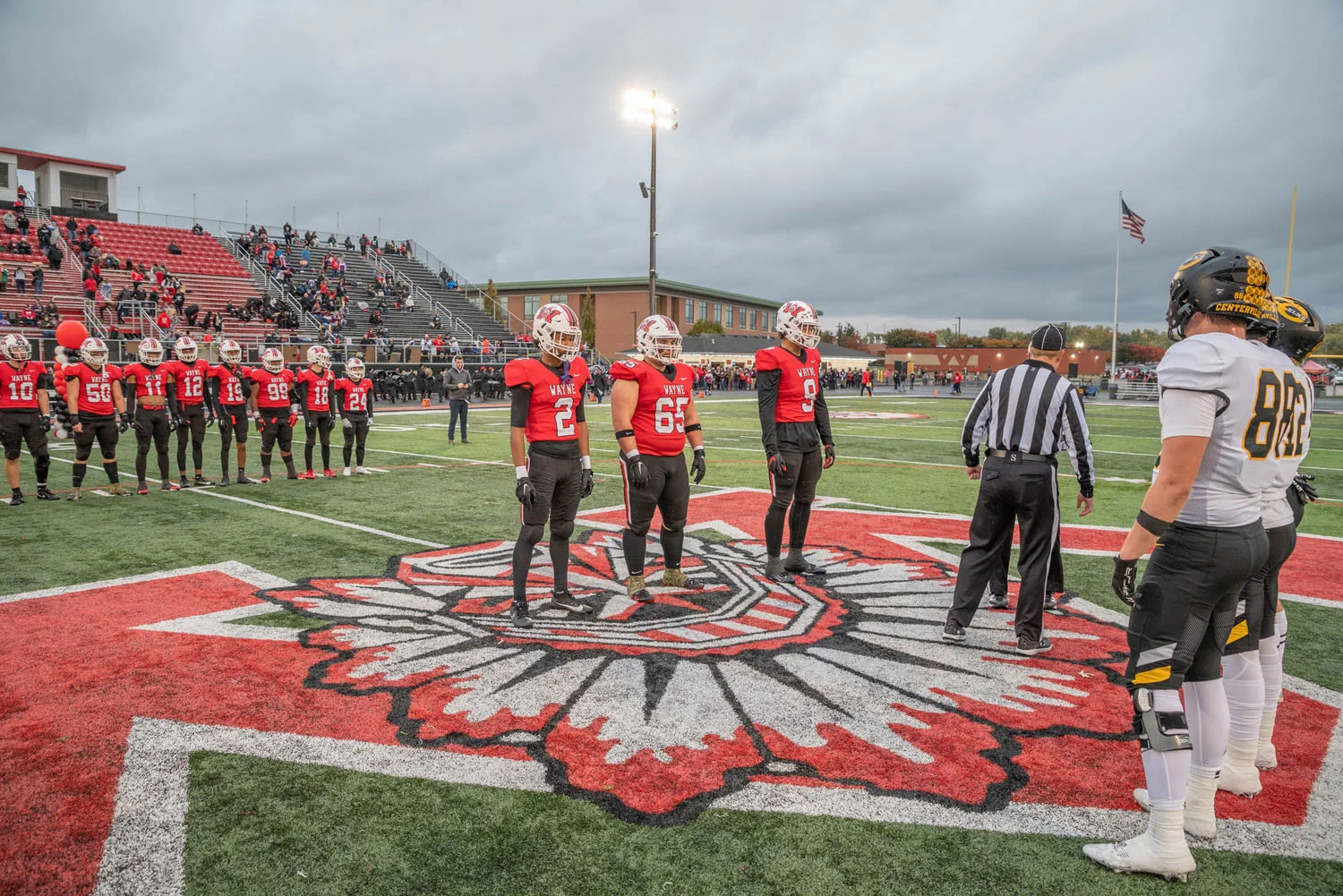 Captains meet at midfield