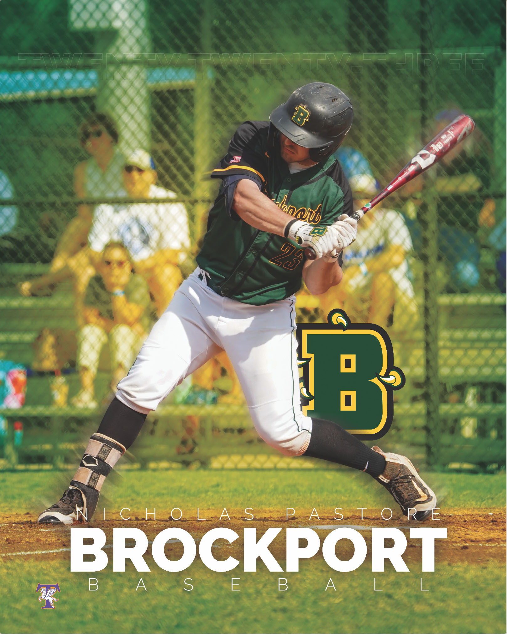 Brockport Baseball Nicholas Pastore Poster